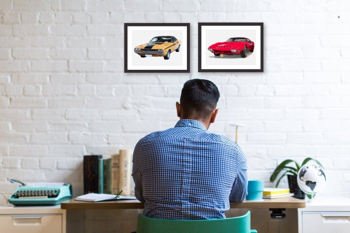 American Cars Framed Prints